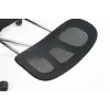 Cadeira de escritório ergonómica ActiveJet YK848 — assento e encosto em malha, preta, encosto 50,5×57 cm, largura do assento 48,5 cm