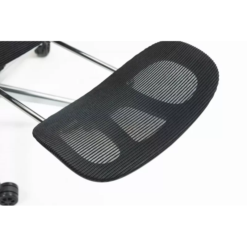 Cadeira de escritório ergonómica ActiveJet YK848 — assento e encosto em malha, preta, encosto 50,5×57 cm, largura do assento 48,5 cm
