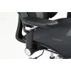 Cadeira de escritório ergonómica ActiveJet YK848 — assento e encosto em malha, preta, encosto 50,5×57 cm, largura do assento 48,5 cm