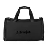 Aparelho de massagem por compressão para drenagem linfática das pernas ActiveJet ACM-PLUS-A1 S – alimentado por bateria 25 W, bateria integrada, 330×840×60 mm, preto/laranja