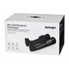Aparelho de massagem por compressão para drenagem linfática das pernas ActiveJet ACM-PLUS-A1 S – alimentado por bateria 25 W, bateria integrada, 330×840×60 mm, preto/laranja