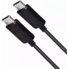Cabo USB-C TB AKTBXKUCC2SI10B, 1 m, revestimento em silicone, preto
