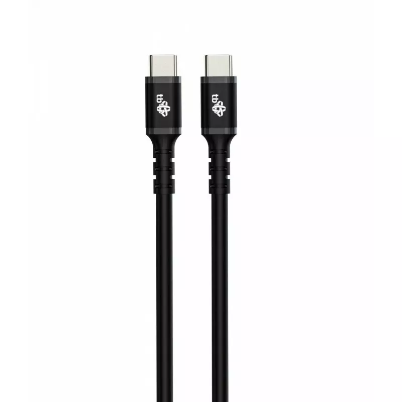 Cabo USB-C TB AKTBXKUCC2SI10B, 1 m, revestimento em silicone, preto