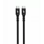 Cabo USB-C TB AKTBXKUCC2SI10B, 1 m, revestimento em silicone, preto