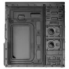 Caixa de PC Midi-Tower Akyga AK939BL, ATX / Micro-ATX / Mini-ITX, 2x USB 2.0, sem fonte de alimentação, preto