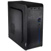 Caixa de PC Midi-Tower Akyga AK939BL, ATX / Micro-ATX / Mini-ITX, 2x USB 2.0, sem fonte de alimentação, preto