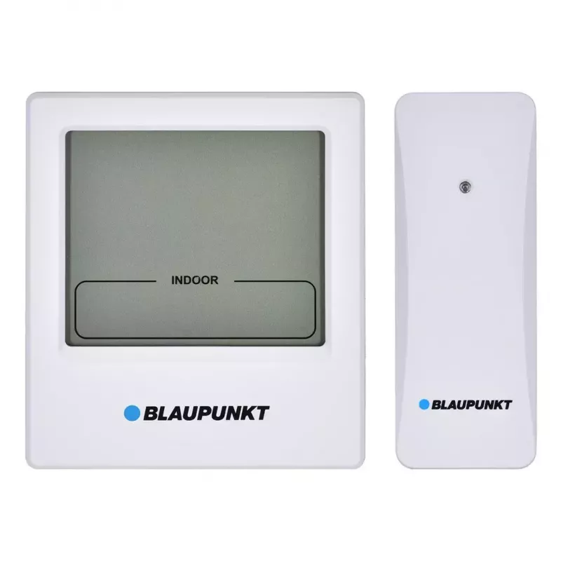 Estação meteorológica BLAUPUNKT WS10WH – monitor sem fios de temperatura e humidade interior/exterior
