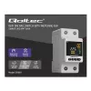 Contador de consumo de energia monofásico QOLTEC 50981 DIN35 230V 50Hz