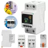 Contador de consumo de energia monofásico QOLTEC 50981 DIN35 230V 50Hz