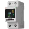 Contador de consumo de energia monofásico QOLTEC 50981 DIN35 230V 50Hz