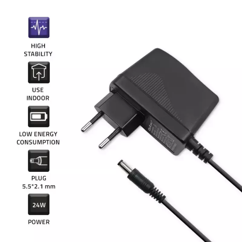 Carregador para dispositivos móveis Qoltec 52397 Universal preto AC interior 2A 220-240V
