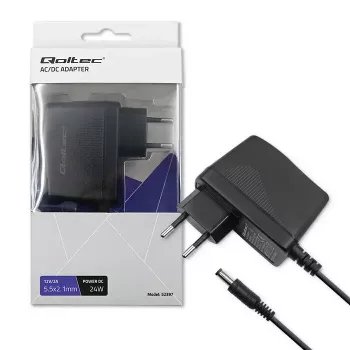 Carregador para dispositivos móveis Qoltec 52397 Universal preto AC interior 2A 220-240V