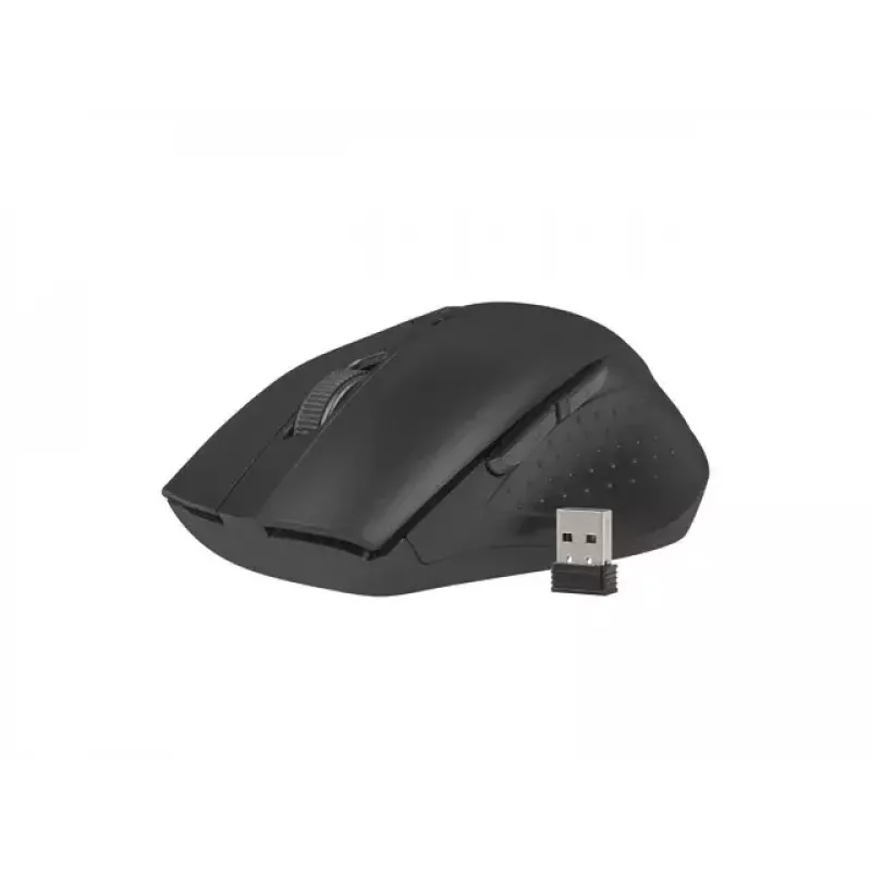 Conjunto de teclado e rato sem fios NATEC Stingray NZB-1440 — RF Wireless, tamanho completo 108 teclas QWERTY, inglês dos EUA, preto