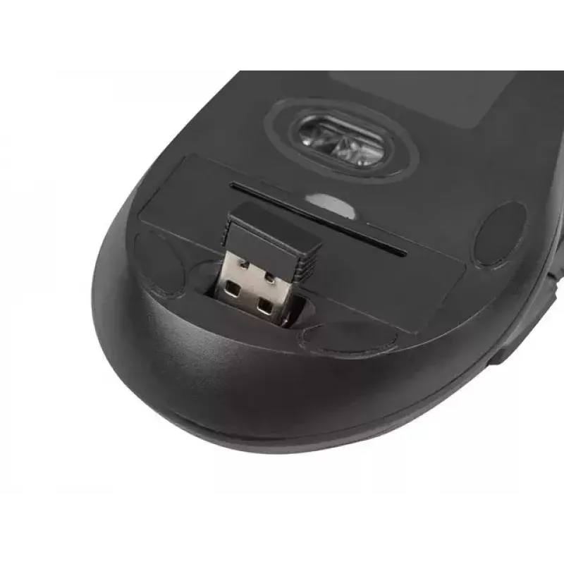 Conjunto de teclado e rato sem fios NATEC Stingray NZB-1440 — RF Wireless, tamanho completo 108 teclas QWERTY, inglês dos EUA, preto