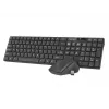 Conjunto de teclado e rato sem fios NATEC Stingray NZB-1440 — RF Wireless, tamanho completo 108 teclas QWERTY, inglês dos EUA, preto
