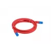 Cabo de rede LANBERG RJ-45 Cat6a PCF6A-10CC-0100-R, 1 m, S/FTP, CCA, LSZH, vermelho