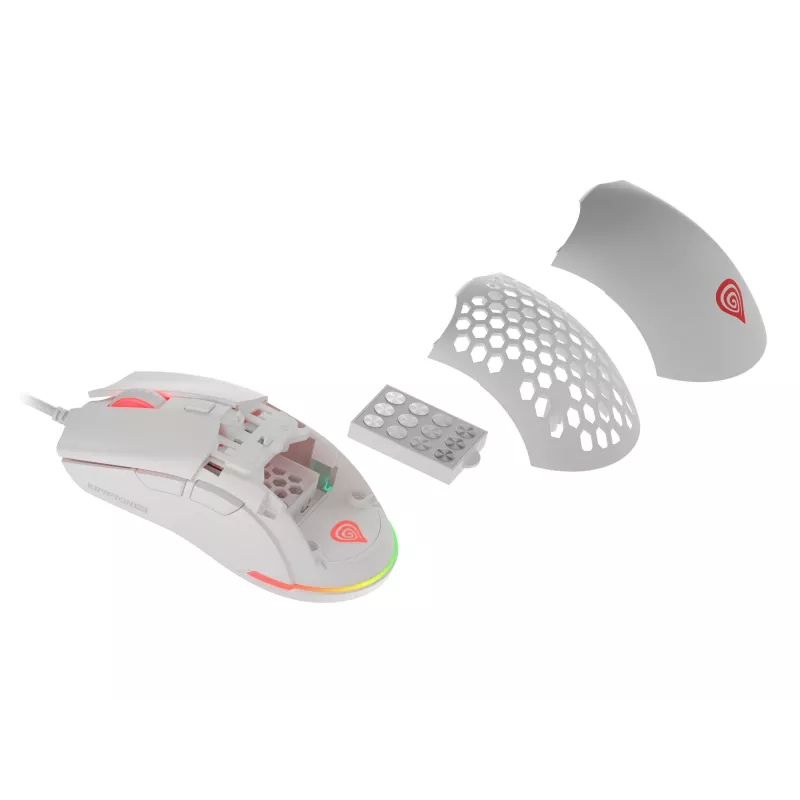 Rato GENESIS Krypton 750 gaming para destro USB Type-A ótico 2000 DPI