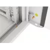 Armário de rede de 19 polegadas 4U para montagem na parede LANBERG WAFA-5604-10S, 600 mm de profundidade, cinzento, porta de vidro (dobrável)