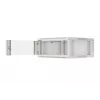 Armário de rede de 19 polegadas 4U para montagem na parede LANBERG WAFA-5604-10S, 600 mm de profundidade, cinzento, porta de vidro (dobrável)