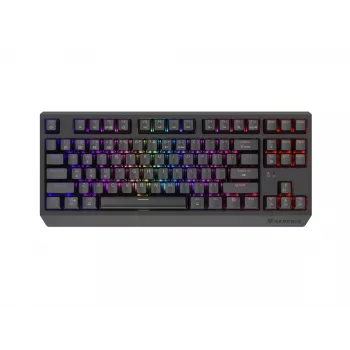 Teclado gaming GENESIS Thor 230 TKL USB + RF Wireless + Bluetooth QWERTZ preto