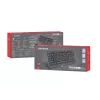 Teclado gaming GENESIS Thor 230 TKL USB + RF Wireless + Bluetooth QWERTZ preto