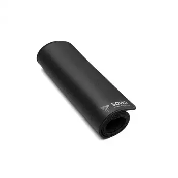 Tapete de rato SAVIO Schwarz Edition Turbo Dynamic XXL 1000×500×3 mm, superfície de tecido, bordos costurados, base de borracha antiderrapante