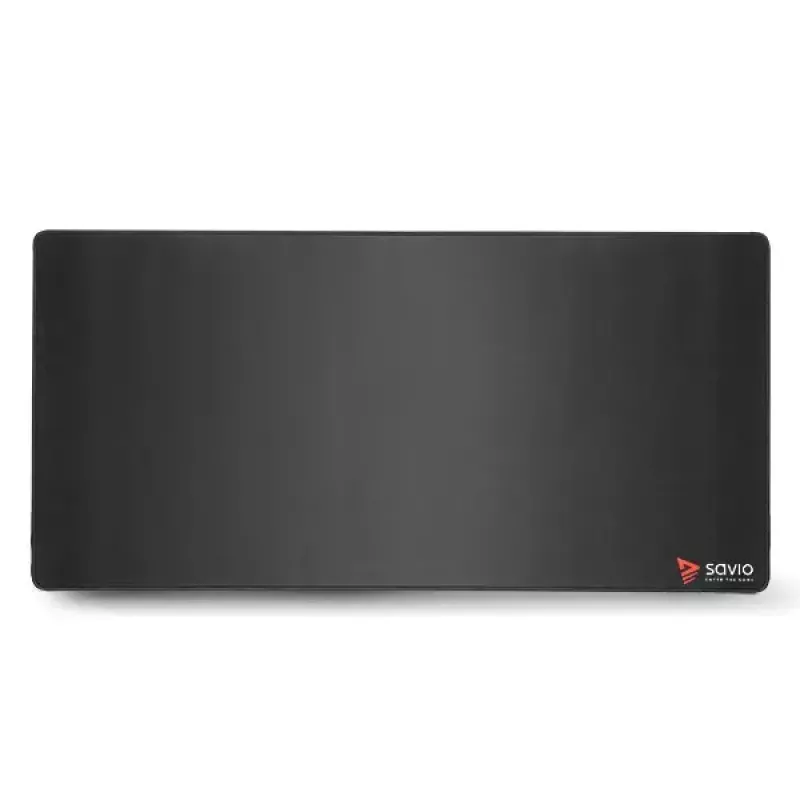 Tapete de rato SAVIO Schwarz Edition Turbo Dynamic XXL 1000×500×3 mm, superfície de tecido, bordos costurados, base de borracha antiderrapante