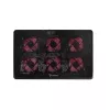 Base de arrefecimento para portátil SAVIO COS-01 com 6 ventoinhas iluminadas 2000 rpm, USB 2.0, para ecrãs até 17,3 polegadas