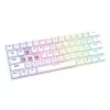 Teclado gaming Savio WHITEOUT X2 RED USB QWERTY mecânico 61 teclas