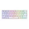 Teclado gaming Savio WHITEOUT X2 RED USB QWERTY mecânico 61 teclas