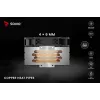 Arrefecedor de CPU a ar SAVIO Vortex X2 preto – ventoinha de 120 mm, altura 157 mm, PWM, compatível com LGA 2066