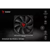 Arrefecedor de CPU a ar SAVIO Vortex X2 preto – ventoinha de 120 mm, altura 157 mm, PWM, compatível com LGA 2066