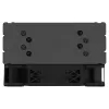Arrefecedor de CPU a ar SAVIO Vortex X2 preto – ventoinha de 120 mm, altura 157 mm, PWM, compatível com LGA 2066