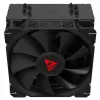 Arrefecedor de CPU a ar SAVIO Vortex X2 preto – ventoinha de 120 mm, altura 157 mm, PWM, compatível com LGA 2066