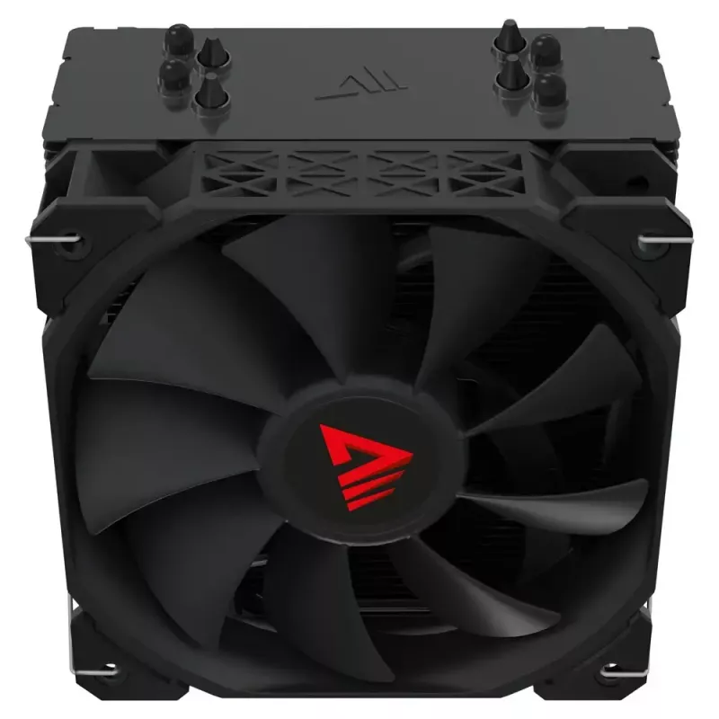 Arrefecedor de CPU a ar SAVIO Vortex X2 preto – ventoinha de 120 mm, altura 157 mm, PWM, compatível com LGA 2066