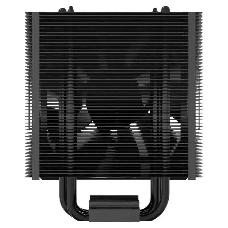 Arrefecedor de CPU a ar SAVIO Vortex X2 preto – ventoinha de 120 mm, altura 157 mm, PWM, compatível com LGA 2066