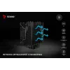 Arrefecedor de CPU a ar SAVIO Vortex X2 preto – ventoinha de 120 mm, altura 157 mm, PWM, compatível com LGA 2066