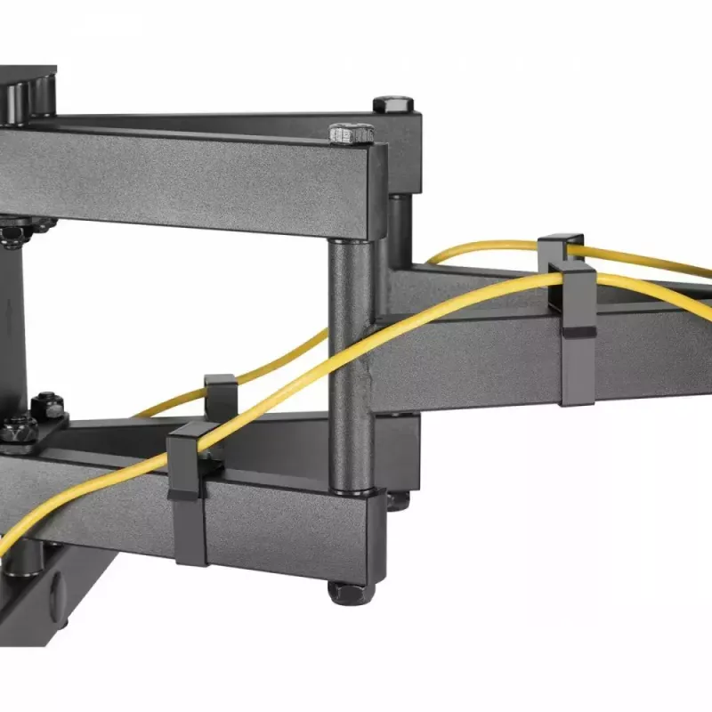 Suporte de parede para TV MACLEAN MC-881 para televisores de 37–85 polegadas, VESA até 600x400, carga 60 kg, preto