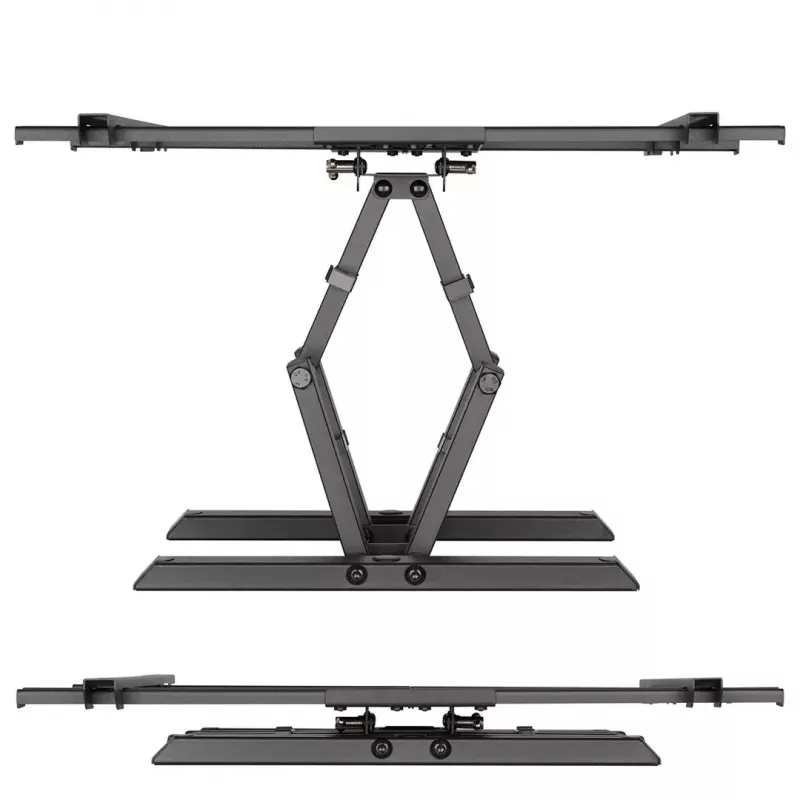 Suporte de parede para TV MACLEAN MC-881 para televisores de 37–85 polegadas, VESA até 600x400, carga 60 kg, preto