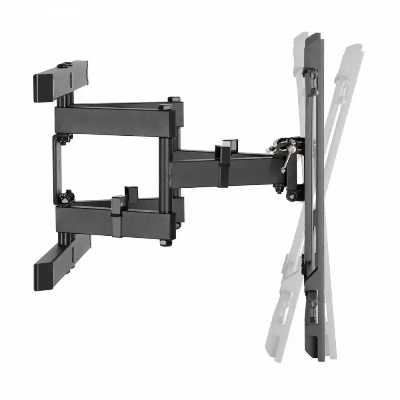 Suporte de parede para TV MACLEAN MC-881 para televisores de 37–85 polegadas, VESA até 600x400, carga 60 kg, preto