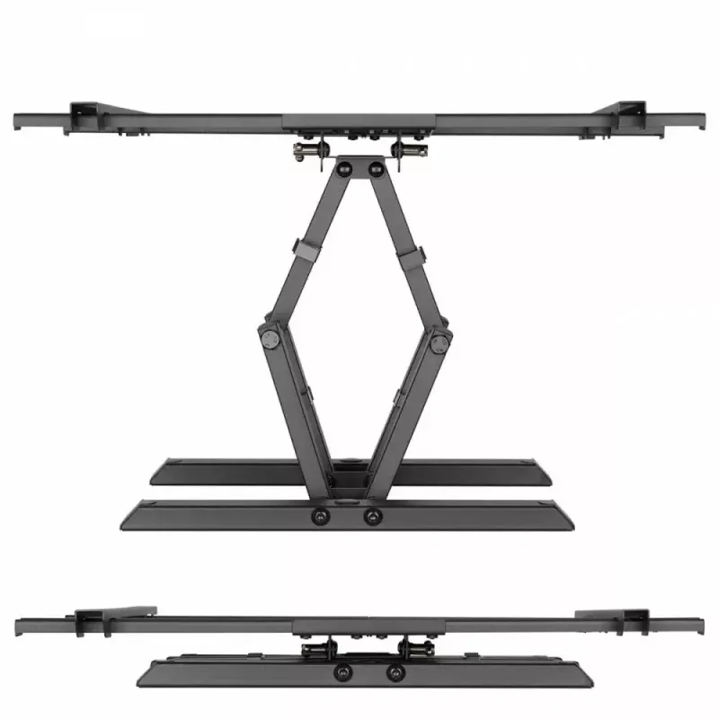 Suporte de parede para TV MACLEAN MC-881 para televisores de 37–85 polegadas, VESA até 600x400, carga 60 kg, preto