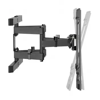 Suporte de parede para TV MACLEAN MC-881 para televisores de 37–85 polegadas, VESA até 600x400, carga 60 kg, preto
