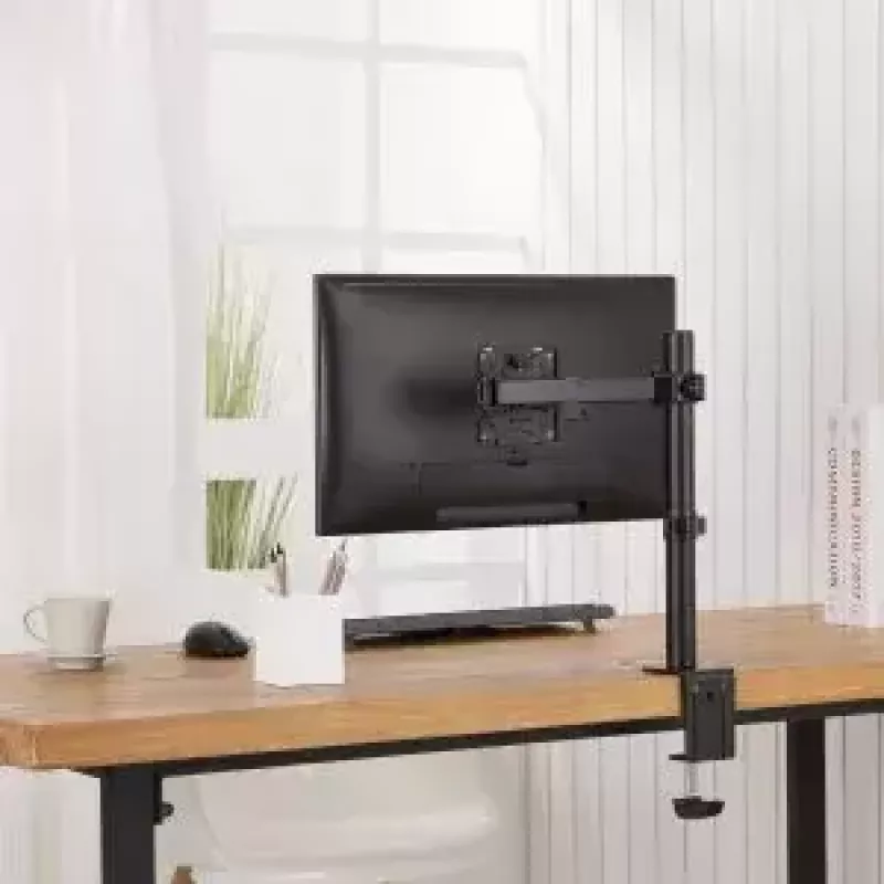 Suporte para monitor MACLEAN MC-883 — fixação de secretária para 32 polegadas (81,3 cm), VESA 75x100, até 8 kg, preto