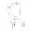 Maclean MC-898 Suporte de microfone com braço, máx. 1 kg