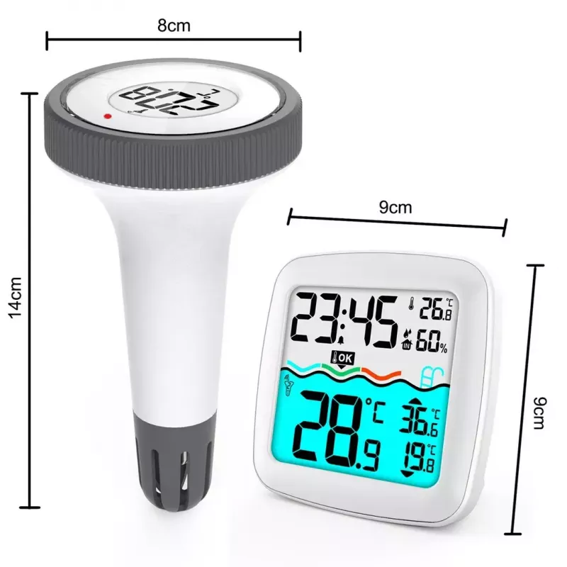 Sensor de temperatura sem fios para piscina GreenBlue GB216 IPX7 à prova de água, modelo GB216