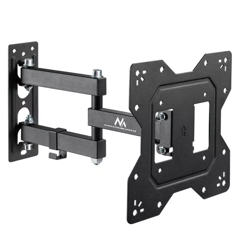 Suporte de parede MACLEAN MC-700N VESA 200x200 para ecrãs 23–43 polegadas, máx. 30 kg, preto