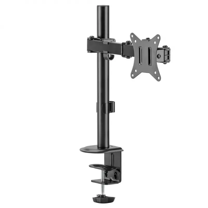 Suporte de secretária para monitor MACLEAN MC-753N para ecrãs 17–32 polegadas, VESA 75x75 / 100x100, máx. 9 kg, inclinação ±45°, rotação ±180°, ajustável em altura