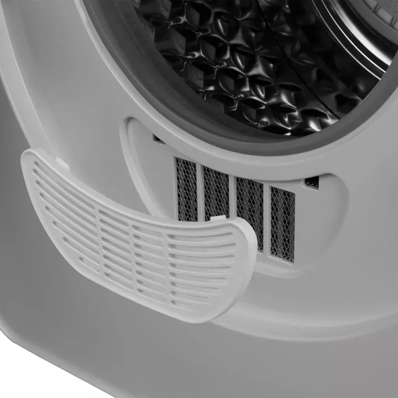 Máquina de secar roupa elétrica GreenBlue GB410 — capacidade 3 kg, 830 W, evacuação, 5 programas de secagem, classe de eficiência energética C