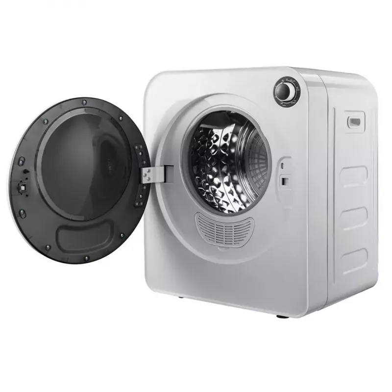 Máquina de secar roupa elétrica GreenBlue GB410 — capacidade 3 kg, 830 W, evacuação, 5 programas de secagem, classe de eficiência energética C
