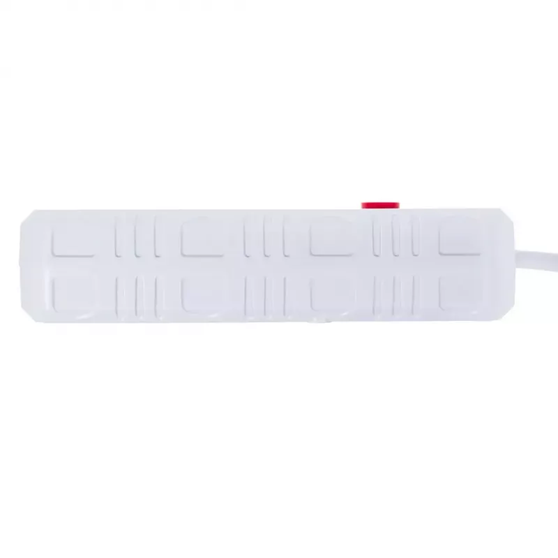Extensão elétrica MACLEAN MCE393 W — 4 tomadas + 3×USB, 110–240V, 2,1A USB, 2500W, 3 m, branco
